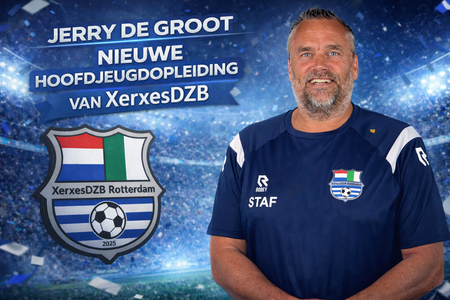Jerry de Goot per 1 januari 2026 Hoofd Jeugdopleiding XerxesDZB!