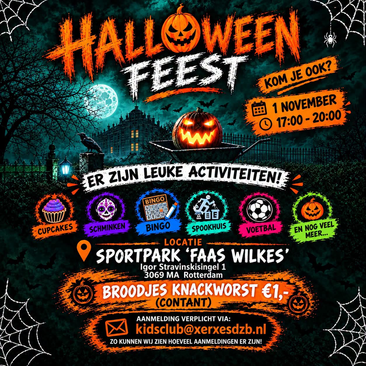 1 november Halloween bij XerxesDZB!