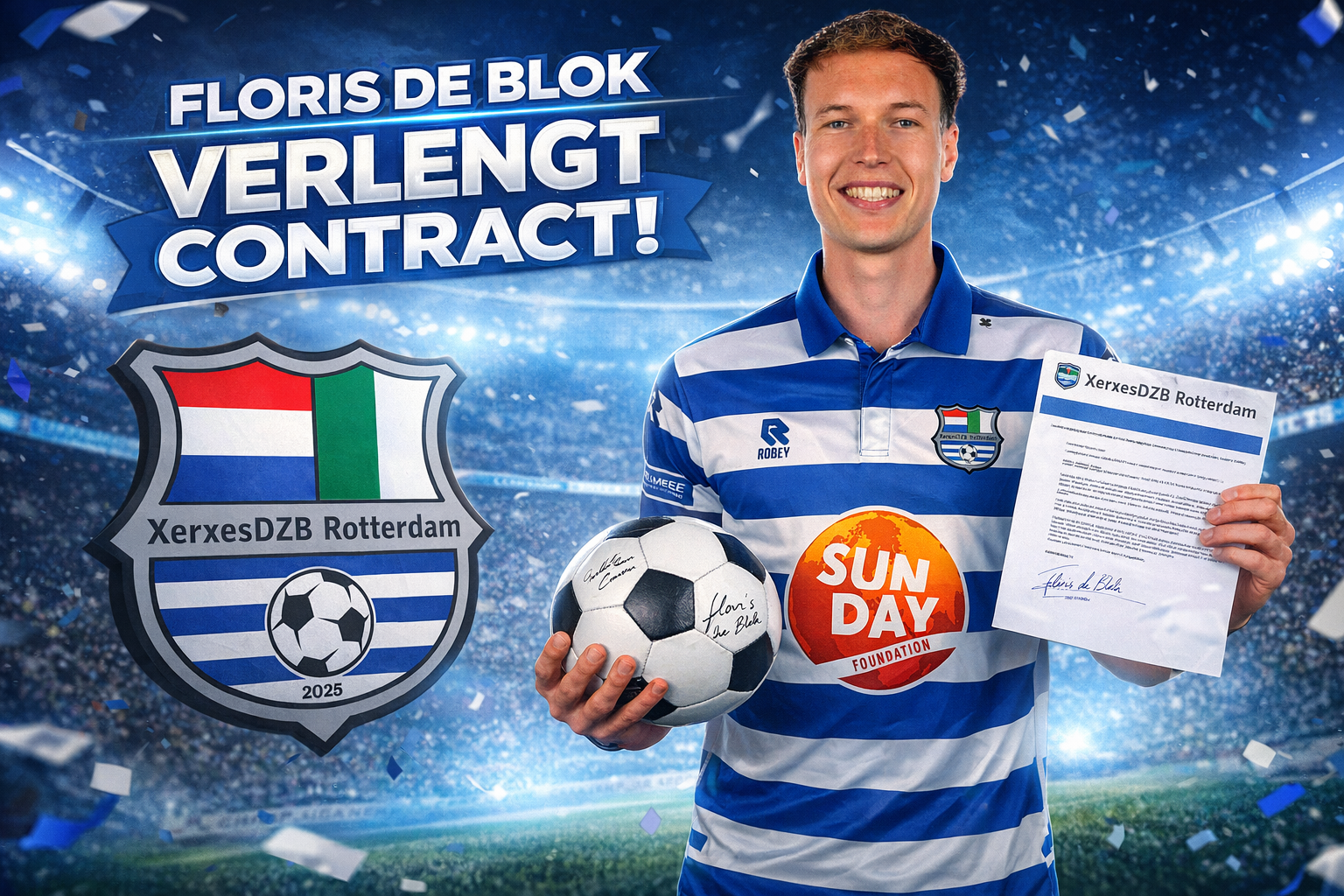 Floris de Blok verlengt contract!
