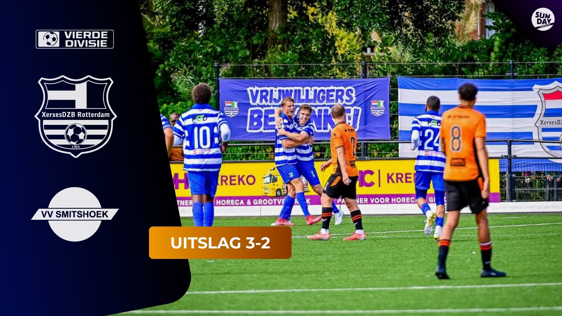 Samenvatting van overwinning op koploper Smitshoek! (video)