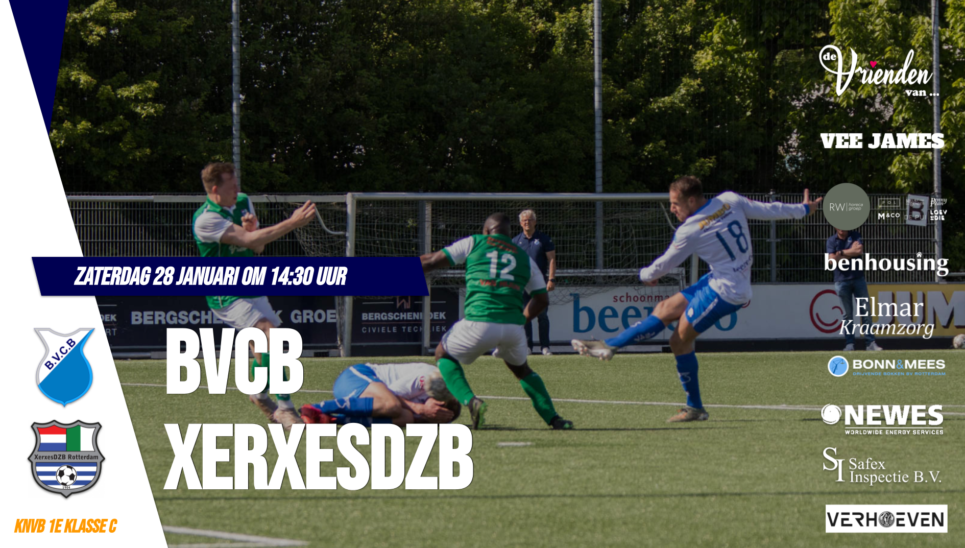 XerxesDZB zaterdag op bezoek bij BVCB