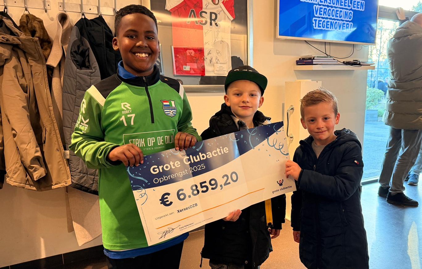 Grote Club Actie brengt ruim €7000 op voor XerxesDZB!