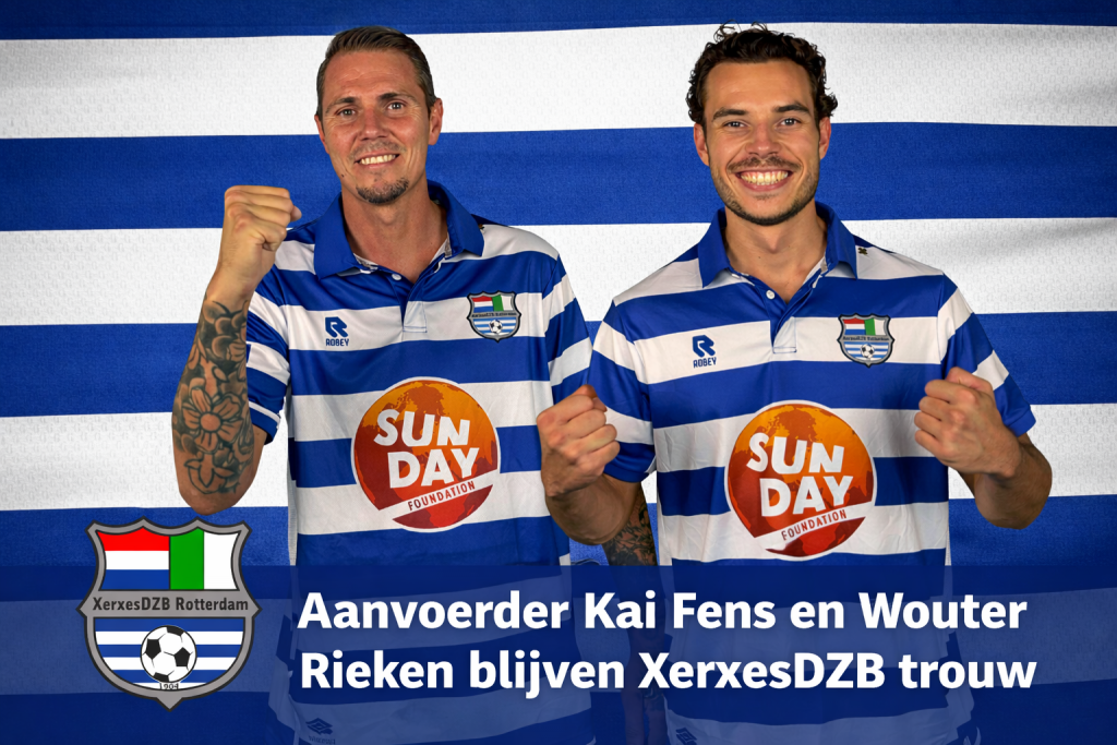 Aanvoerder Kai Fens en Wouter Rieken blijven XerxesDZB trouw! | XerxesDZB