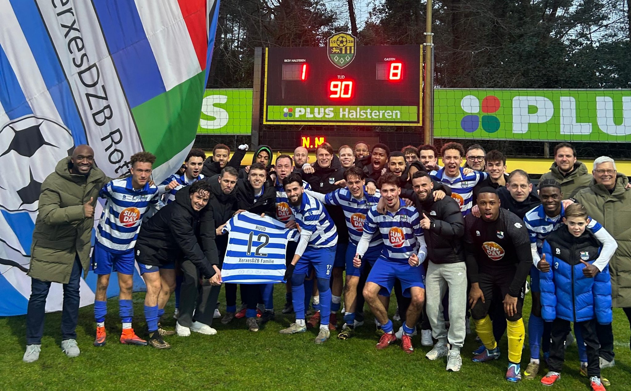 Ruime zege in Halsteren opgedragen aan teammanager Ruud van Bommel