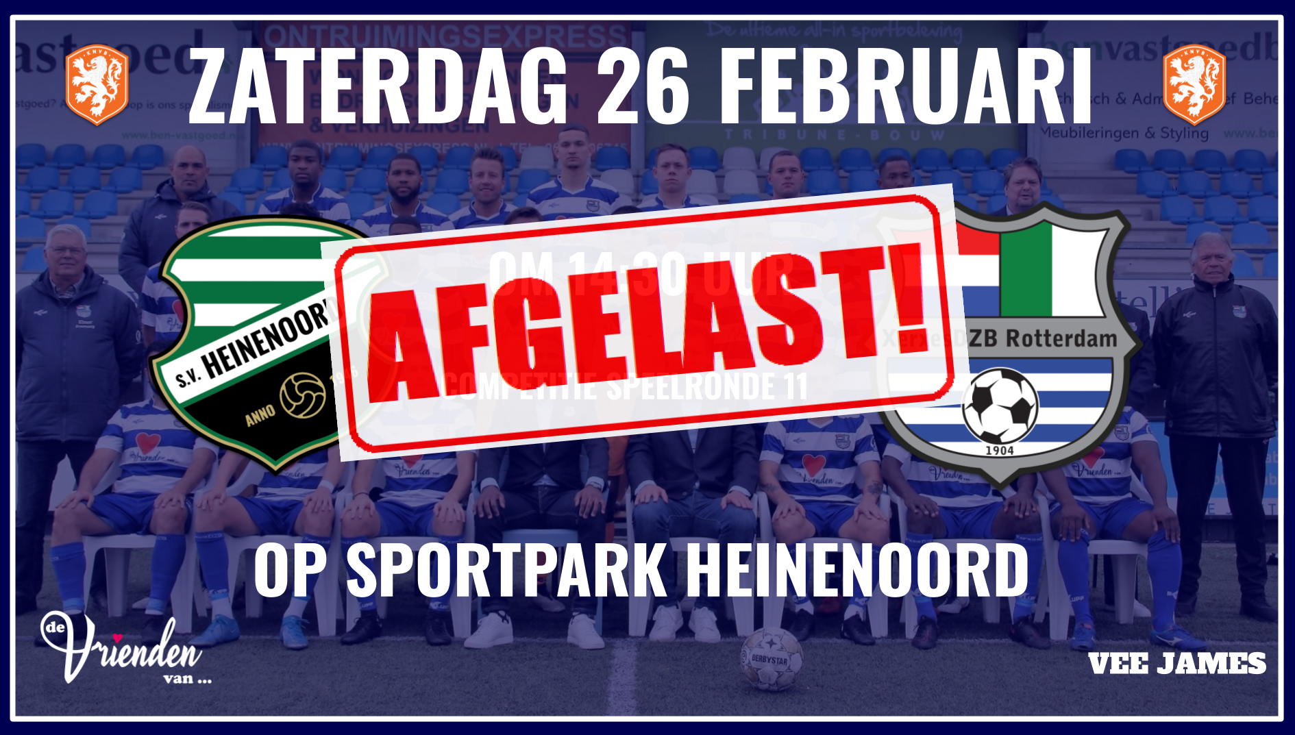 Heinenoord - XerxesDZB verplaatst naar 8 maart!