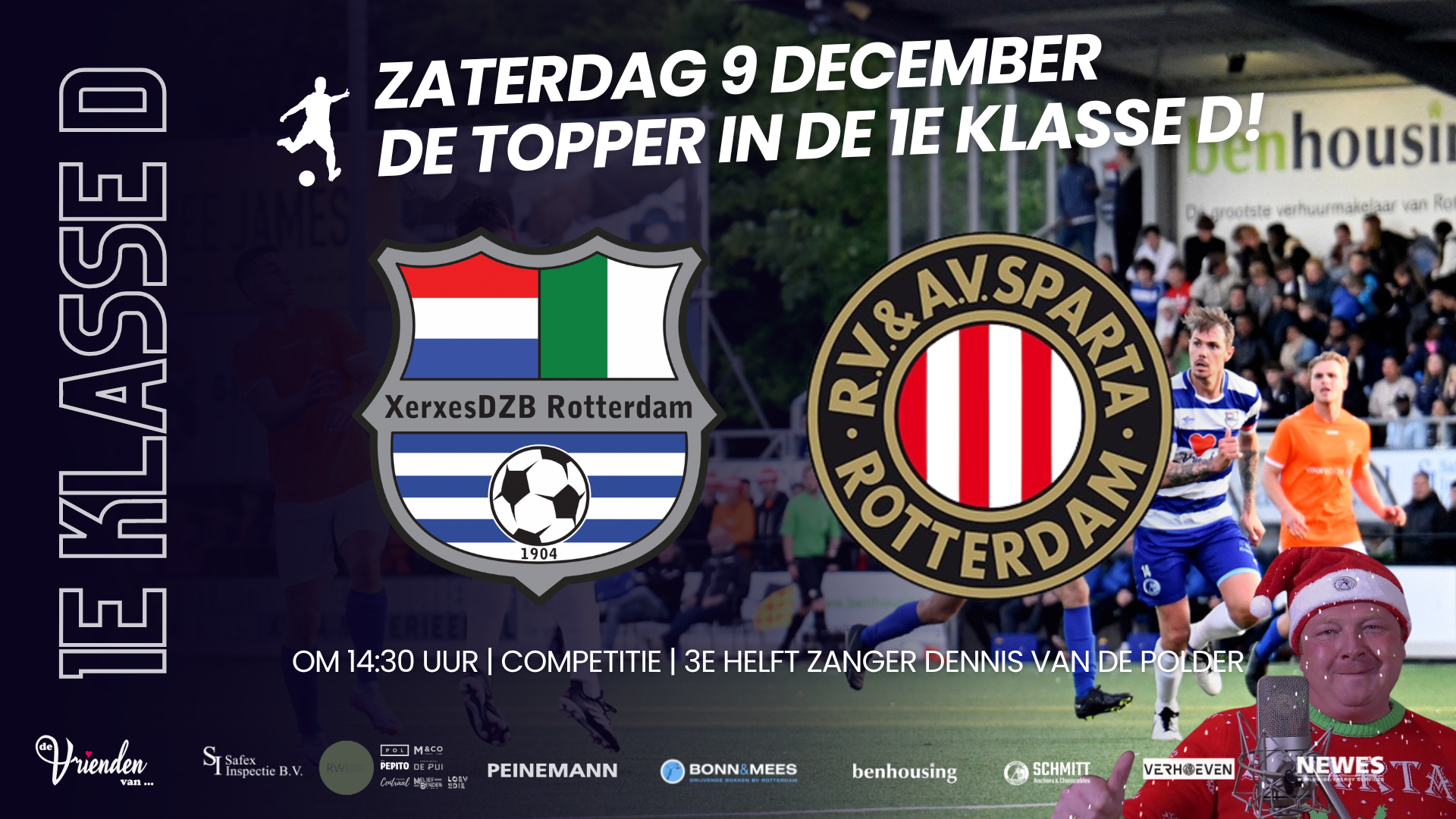 Rotterdamse derby zaterdag bij XerxesDZB!