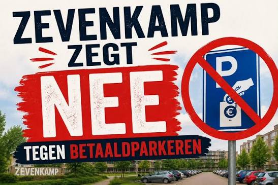 Samen tegen betaald parkeren in Zevenkamp – teken de petitie!